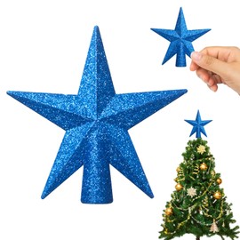 Mini Christmas Tree Topper, 3.35 Inch Small Star Treetop, Small Christmas Tree Top, Mini Christmas Tree Ornaments, Ornaments for Mini Tree
