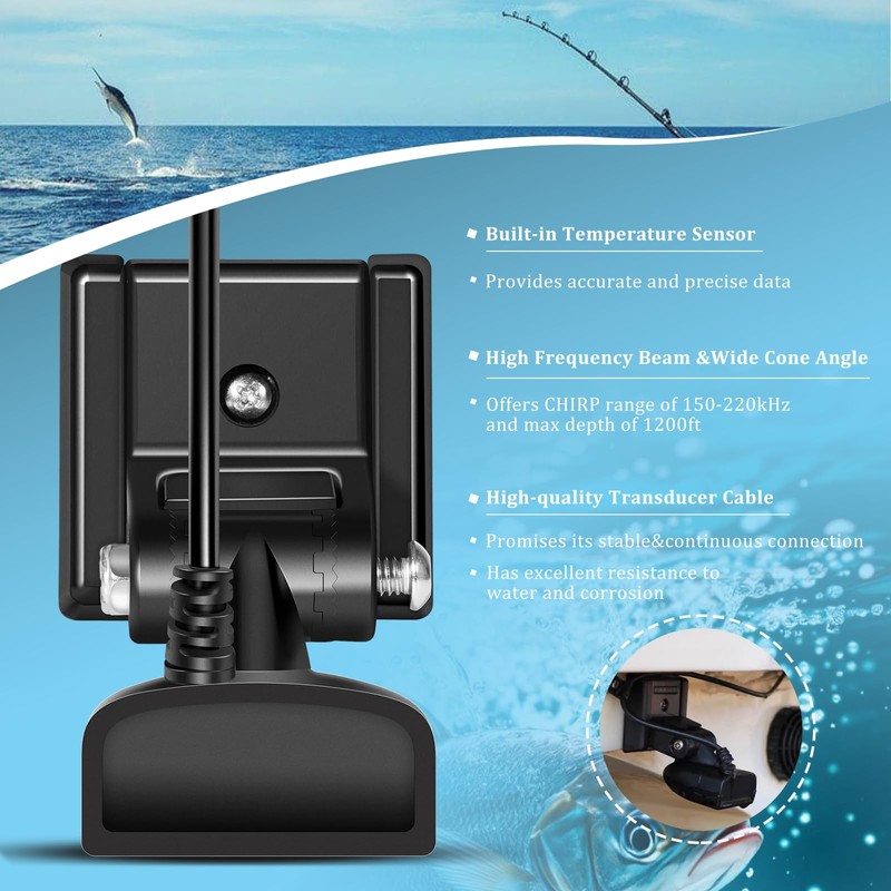 710274-1 XNT 9 HW T Transom Transducer for Humminbird Helix