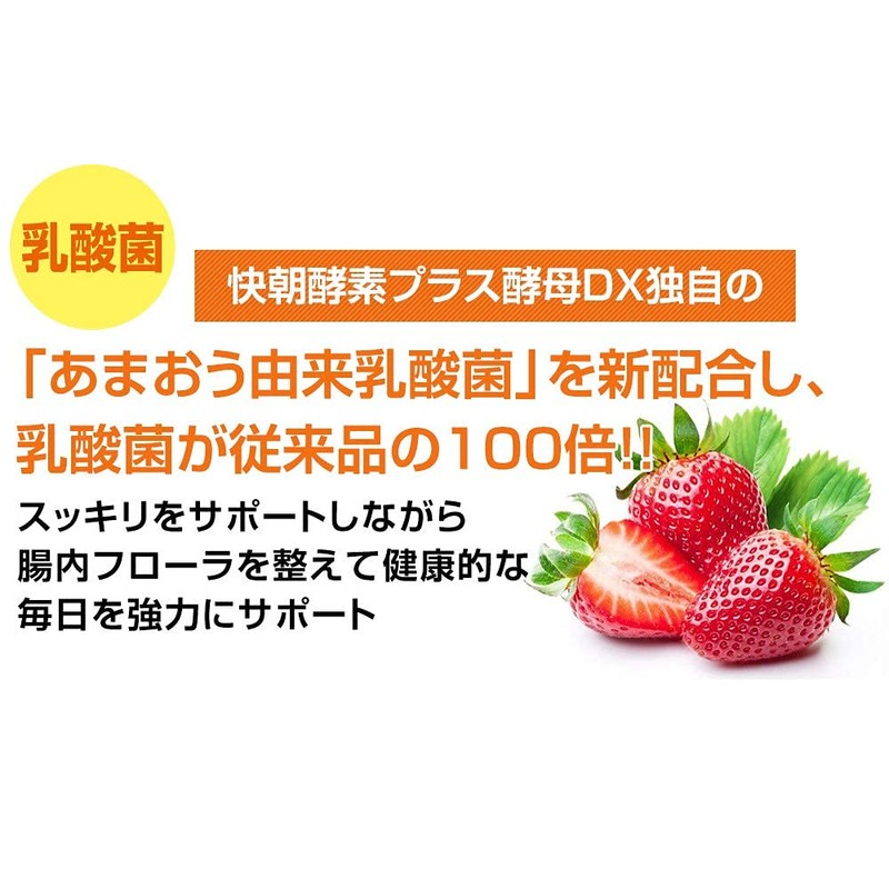 ヴェントゥーノ公式 快朝酵素プラス酵母DX124粒 4袋セット 酵素 酵母 サプリ 乳酸菌