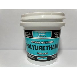 Crystalac Extreme Protection Water Based Polyurethane (Clear Gloss, 8oz Mini)