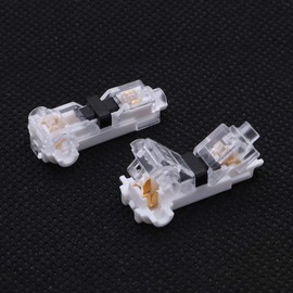 Pack of 50 NUZAMAS T Wire Connectors, Quick Splice Terminals Connectors, Tap Connectors, 3 Way 1 Pin, Low Voltage Wiring, Terminals Joint