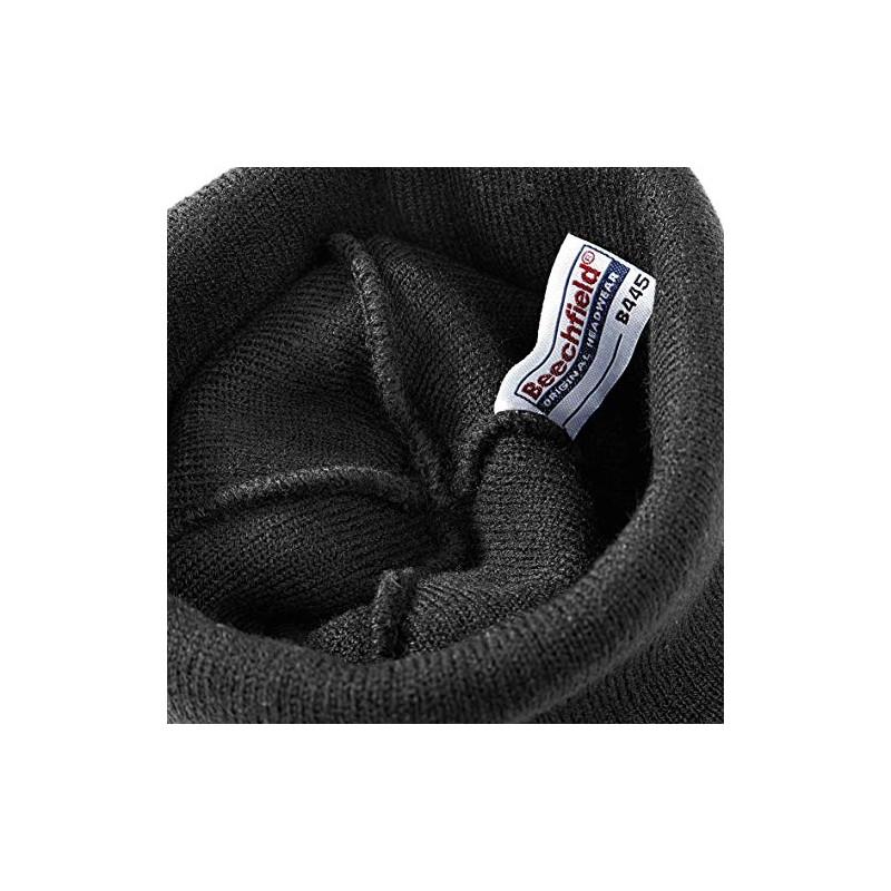 Beechfield - Patch Beanie - Black