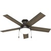Hunter Fan 52 inch Low Profile Noble Bronze Indoor Ceiling