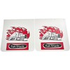 BST BSSP Pair White Straight Heavy Duty Polymer Splash Guard