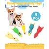Guiwawa Dog Squeaky Toys Chicken, Natural Rubber Chicken Dog Toys