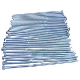 AIVWUMOT 30Pcs 3/8 x 12inches Hex Head Lag Bolts Zinc Plate Wood Screws