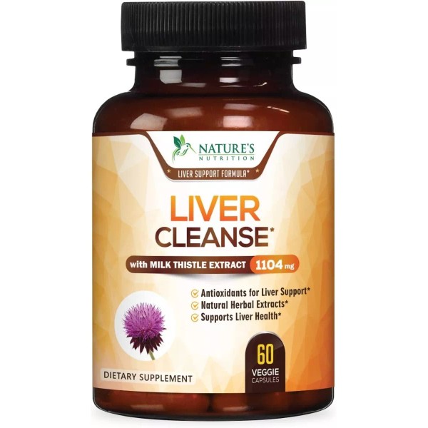 Nature's Nutrition Liver Cleanse (60 Cápsulas Veganas) Hecho En Estados Unidos