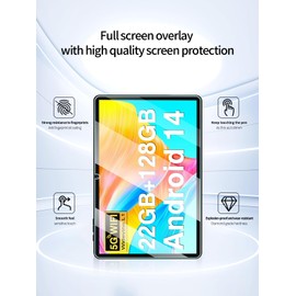 UYRUREL Screen Protector for DEERTiME E6 10.1 Inch Android 14 Tablets Anti-Scratch 9H Hardness Touch Sensitive 2.5D Rounded Edges Bubble Free Easy to Install,2 Pack.
