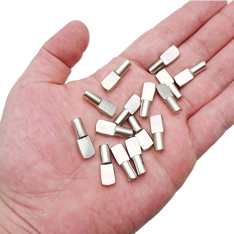 Baoswi 5mm Shelf Pegs Pins,50 Pieces Cabinet Furniture Spoon Shape