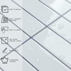 Peel and Stick Backsplash Tiles, 12" × 12" Self Adhesive