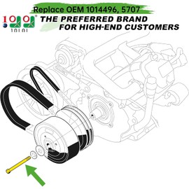 10l0l Golf Cart Drive Clutch Puller Bolt Fit for Club Car, Precedent & Ds 1988-Up 6.6" Primary Clutch Puller Removal Tool Replacement for OEM Part 1014496，5707