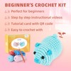 MOREJMTT Crochet Kit for Beginners, Learn to Crochet, Include Easy