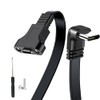 MISYNLON 100W USB C 3.1 Extension Panel Mount Adapter Cable