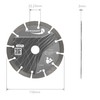 PRODIAMANT Diamond Cutting Disc 10 Mm, Professional Segment, Concrete, Stone,