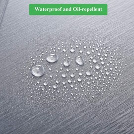 Coavas Window Films Brush Privacy Window Stickers Non Adhesive Static Cling Home Office Films Vinyl Glass Film for Bathroom Office Meeting Room Living Room(Sliver, 34.5"x78.1")