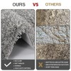 Yimobra Fluffy Plush Bath mat, Super Soft Comfortable Non Slip,