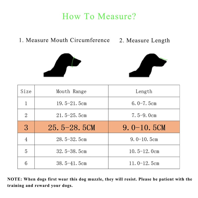 OHCOZZY Dog Muzzle, Basket Muzzle for Small, Medium and Large