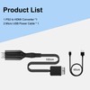 Wiistar PS2 to HDMI Converter Adapter PS2 HDMI Cable 1m/3.2ft