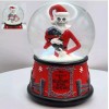 Ruz Nightmare Before Christmas Jack Skellington Musical Snow Globe