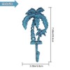 Neletao Palm Tree Cast Iron Wall Hooks Outdoor Towel Hooks