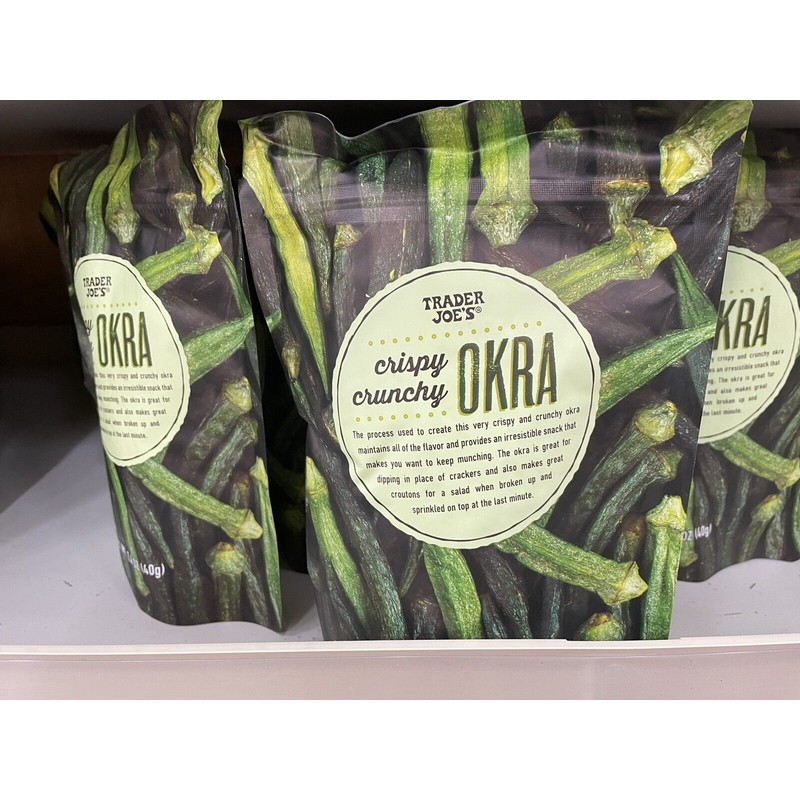 Trader Joe's 2 Pack Trader Joe's Crispy Crunchy Okra 1.4