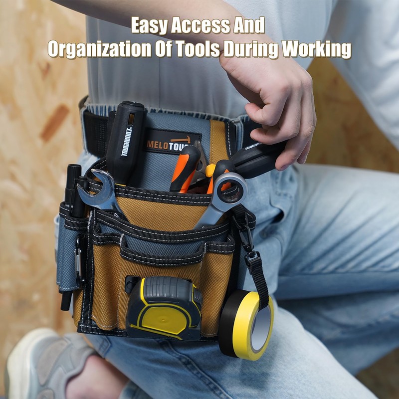 Small Tool Pouch for Tool Belt,Electrician Tool Pouch,Tool Pouch Tool