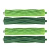 2 Sets Replacement Rubber Brushes Rollers Compatible with iRobot Roomba