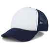 Trendy Apparel Shop - Gorra de camionero de malla de