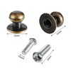Ripeng 36 Pieces Mini Round Head Knobs Vintage Antique Drawer