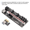 PCIE Riser 1x to 16x Adapter 10 Capacitor Riser Adapter