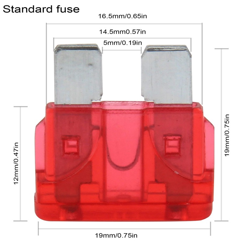 All Trade Direct 10 X 50 Amp Maxi Blade Fuse
