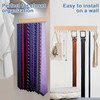 Belt and Tie Organizer for Closet, Tie and Belt Rack