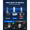 Marsauto 9005+9006 Fog Bulbs, LED Light with Turbo Fan,5 Mins