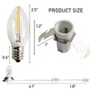 Dazzle Bright 2 Pack 6 FT Accessory Cord with LED