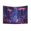 Enchanted EDM Forest - Wall Tapestry - Size: 80" ×