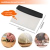 Loimon 3-in-1 Stainless Steel Scraper Chopper - 304 Rust-Proof with