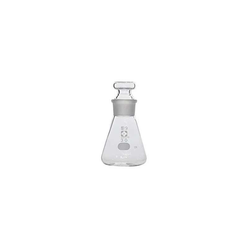 Shibata Science 010330-030A Co-Plug Triangle Flask, 1.0 fl oz (30