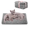 NWK Pack of 4 Fluffy Self Warming Cat Mat, Cat