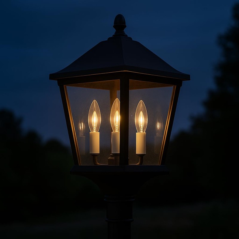 Bioluz LED 4W Filament Candelabra Bulb, E12 Base High Efficiency
