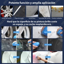 Hotu Barra Arcilla Descontaminante Auto Pack 6x100g Limpieza Efectiva