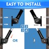 HOOPLE Flag Pole Holder for Outside House, Adjustable Flag Pole