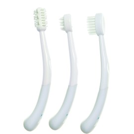 Dreambaby 3 Stage Baby Gum and Tooth Care Set, White (Pack of 3)