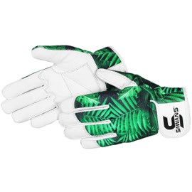 Gardening Gloves Work Leather Gloves Men Women Forearm safety Anti Slip Thorn proof Garden Working Pruning Long and Short Gloves (Short Gloves, M)