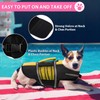 Queenmore Dog Life Jacket Lifesaver Preserver High Buoyancy with Emergency