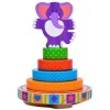 Melissa & Doug Kids First Play Wooden Elephant Rocking Stacker