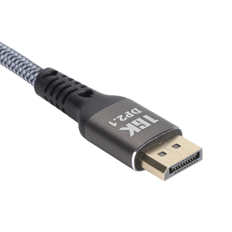 DisplayPort 2.1 Cable 16K 30Hz 40Gbps 3D Dynamic HDR Male