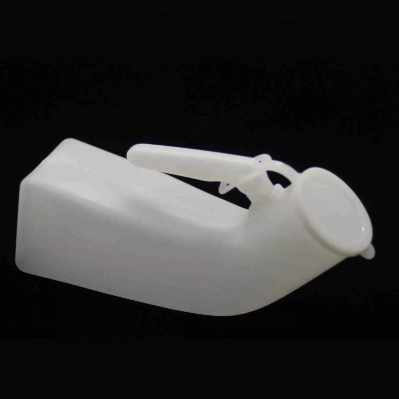 Medegen Orinal Pato Masculino Graduado Tapa Translucido 1l Medegen