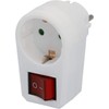 UNITEC Schuko Extension Socket with White Switch