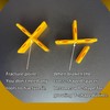 Patio Paving Spacers Floor Slab Pegs 15mm Height Plastic Spacers