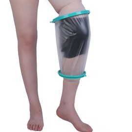 CIVJET Cast Covers for Shower Leg, Waterproof Cast Cover for Showering, Knee Surgery Recovery Equipment, Waterproof Knee Brace, Knee (Diameter - 7.9")